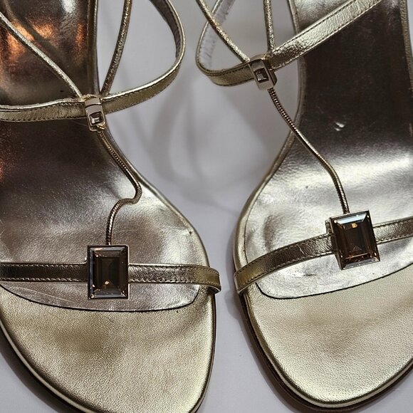 Stuart Weitzman strappy slingbacks - Picture 2 of 6